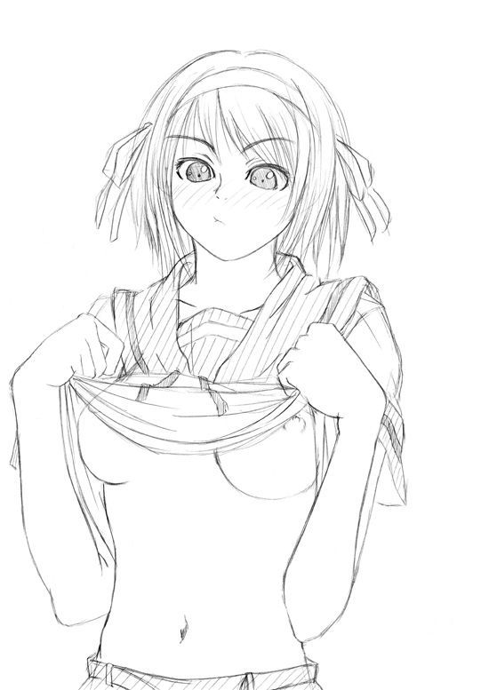 Rule34 – If it exists, there is porn of it / osuzu akiomi, suzumiya haruhi / 167098