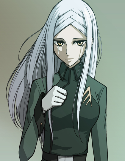 dai 7 hohei shidan, dainana fuhyoushidan, soma peries, gundam, gundam 00, bad id, bad pixiv id, 00s, 1girl, female focus, long hair, solo, tears, white hair