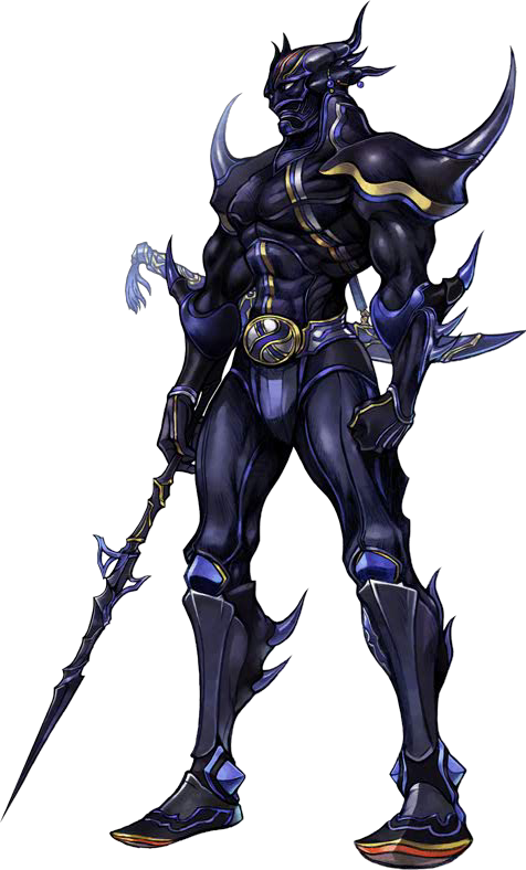 nomura tetsuya, cecil harvey, dissidia final fantasy, final fantasy, final fantasy iv, official art, 1990s (style), 1boy, dark knight, full body, male focus, solo, transparent background