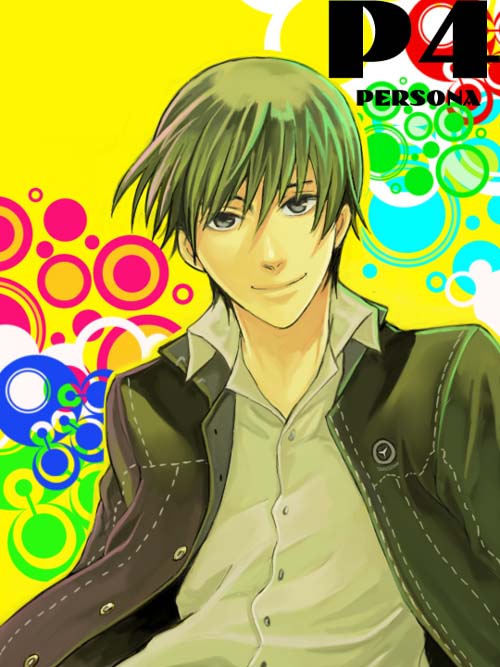 eiitoguchi uka, narukami yu, atlus, persona, persona 4, silver hair, 1boy, collarbone, collared shirt, gakuran, long sleeves, looking at viewer, male focus, school uniform, shirt, solo, upper body, white shirt