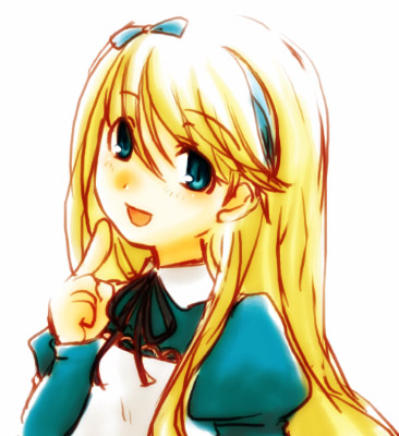 mukashi, alice (alice in wonderland), kuma (persona 4), alice's adventures in wonderland, atlus, persona, persona 4, lowres, 1boy, alice (alice in wonderland) (cosplay), cosplay, male focus, simple background, solo, trap, white background