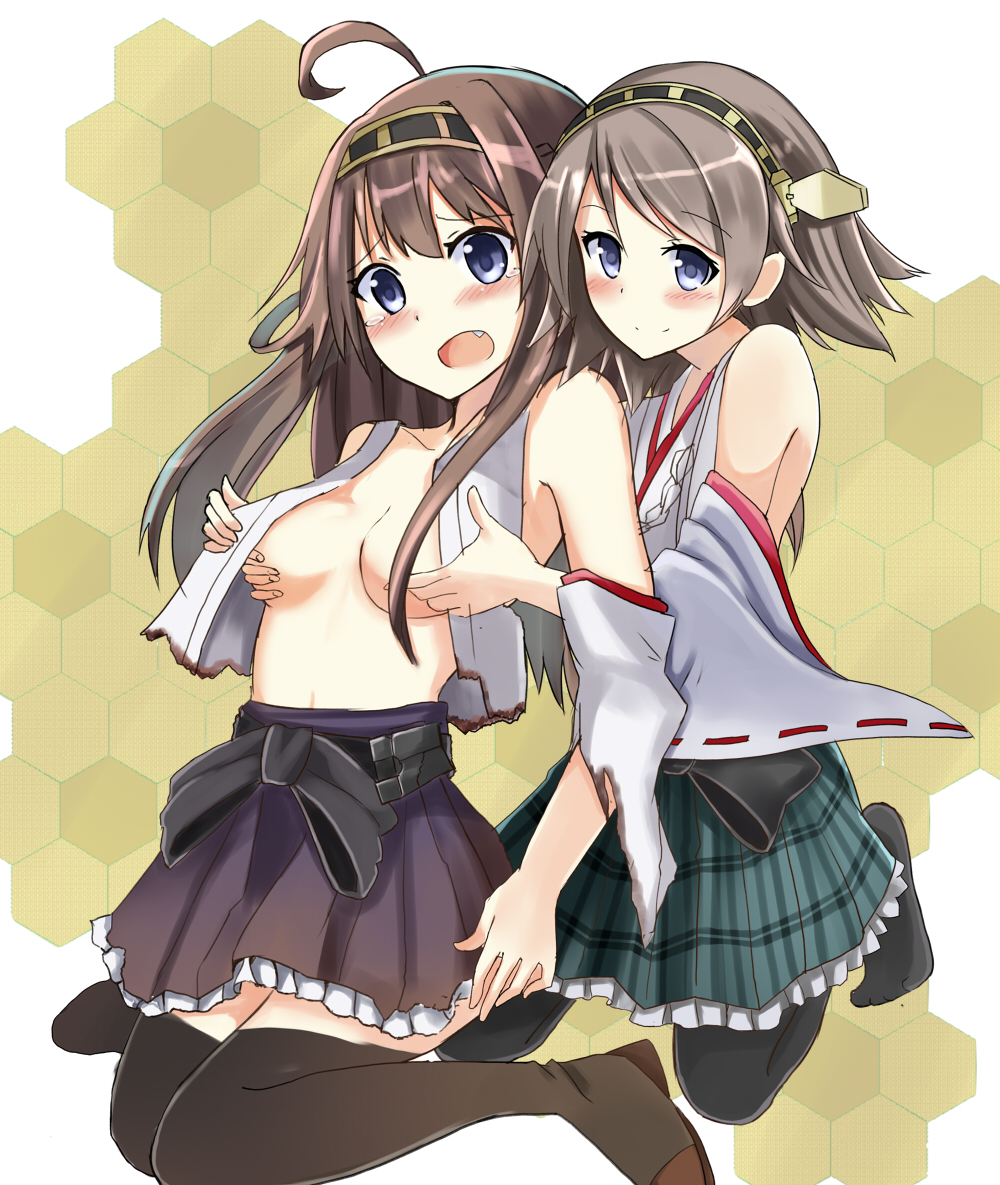 Rule34 – If it exists, there is porn of it / okutomi fumi, hiei (kantai collection), kongou (kantai collection) / 168038