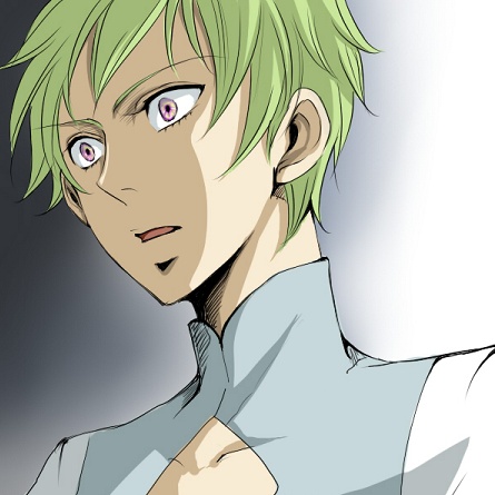 memessa, ribbons almark, gundam, gundam 00, bad id, bad pixiv id, lowres, 00s, green hair, innovators, innovators (gundam 00), male focus