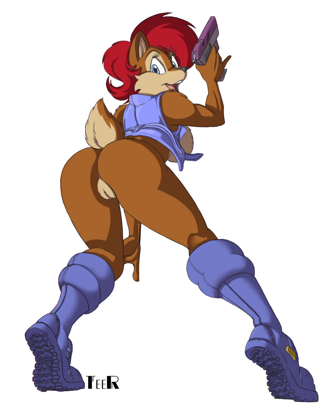 Rule34 – If it exists, there is porn of it / teer, sally acorn / 168278