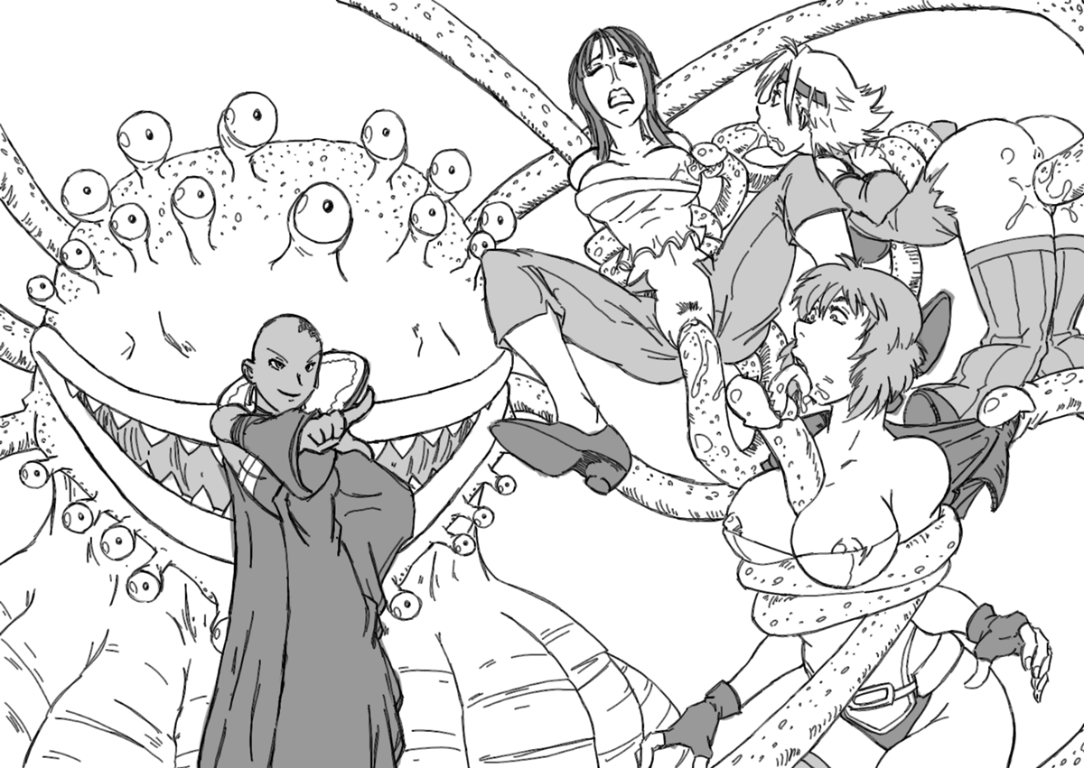 Rule34 – If it exists, there is porn of it / brainsucks, kallen stadtfeld, kusanagi motoko, nico robin / 170163