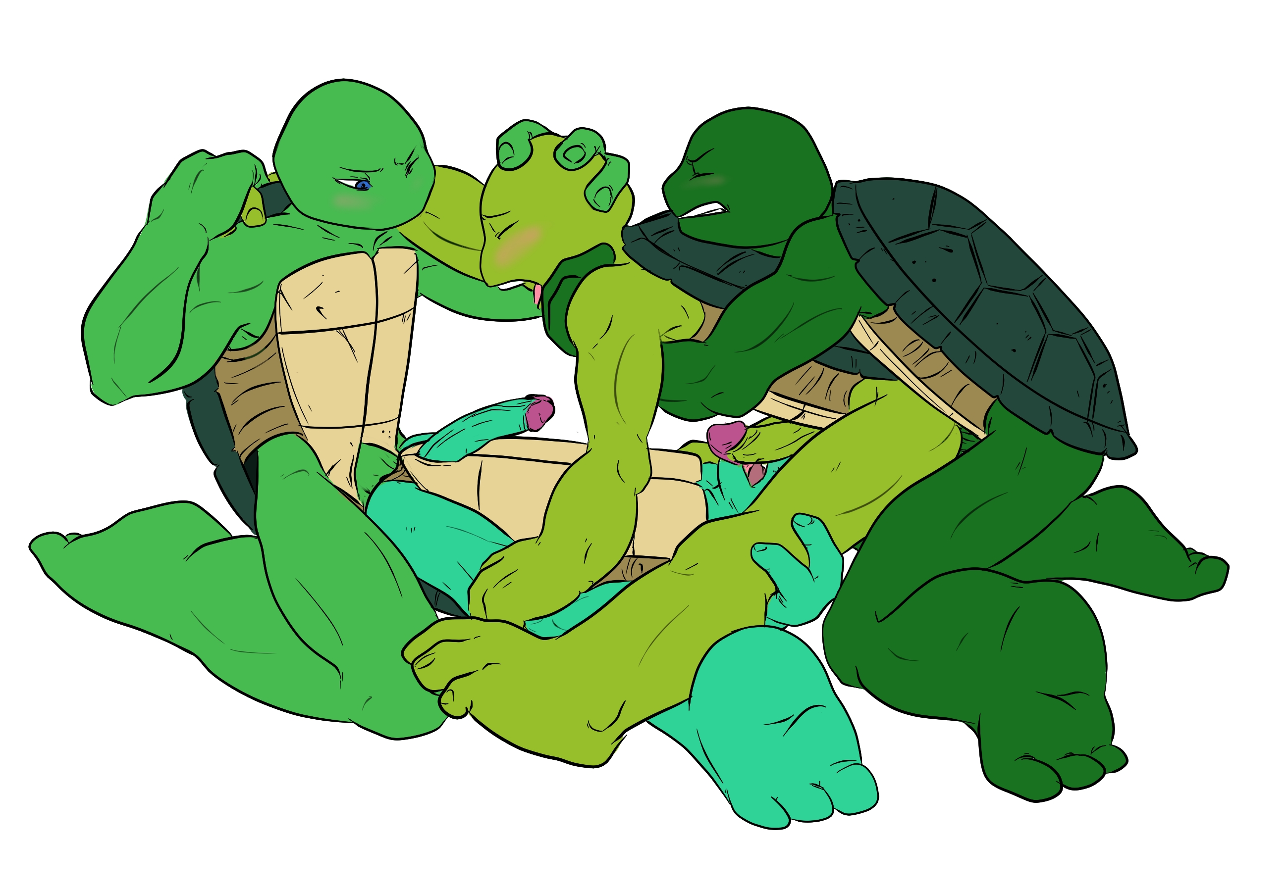 Rule34 – If it exists, there is porn of it / donatello, leonardo, michelangelo, raphael / 170278