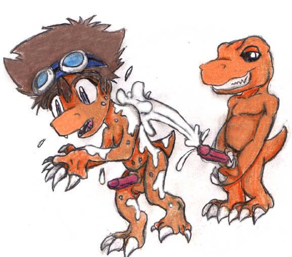 Rule34 – If it exists, there is porn of it / kanada (artist), agumon, tai kamiya / 170480