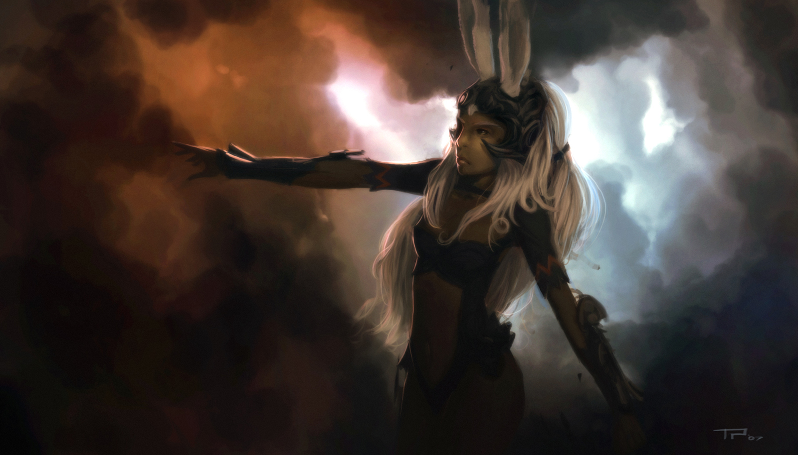 fran (ff12), final fantasy, final fantasy xii, highres, 00s, animal ears, rabbit ears, viera