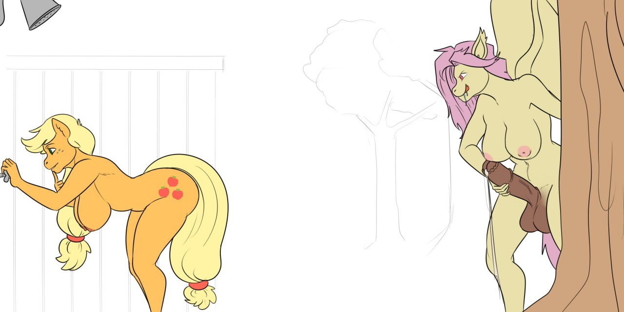 Rule34 – If it exists, there is porn of it / cyrus physhor, applejack (mlp), flutterbat (mlp), fluttershy (mlp) / 171401