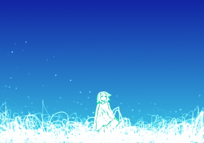 arakawa (aintnoroom), original, 1girl, female focus, sketch, sky, solo, star (sky), star (symbol), starry sky