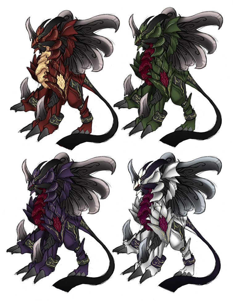 shiratama dango, armor, dragon, monster, no humans