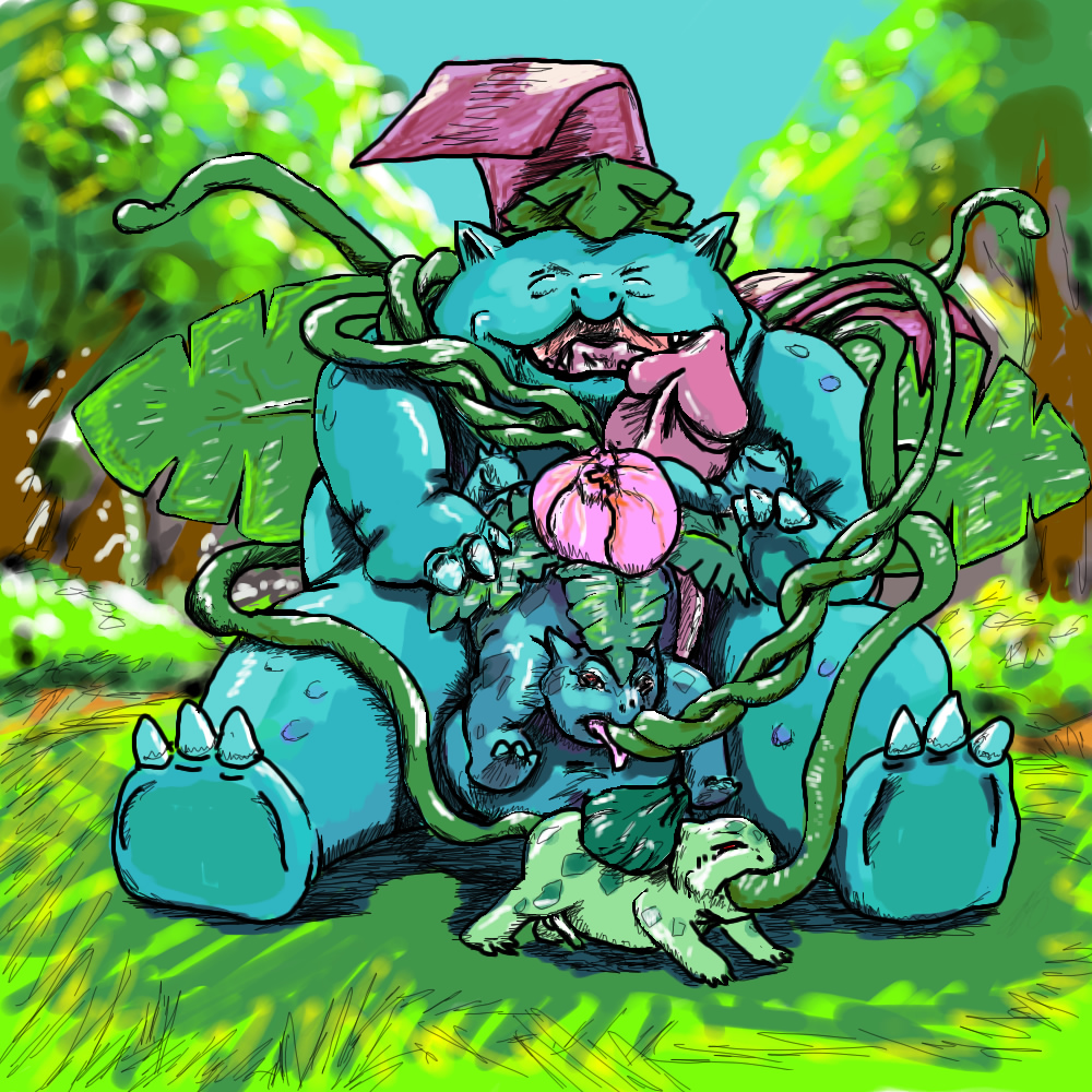 Rule34 – If it exists, there is porn of it / bulbasaur, ivysaur, venusaur / 173348