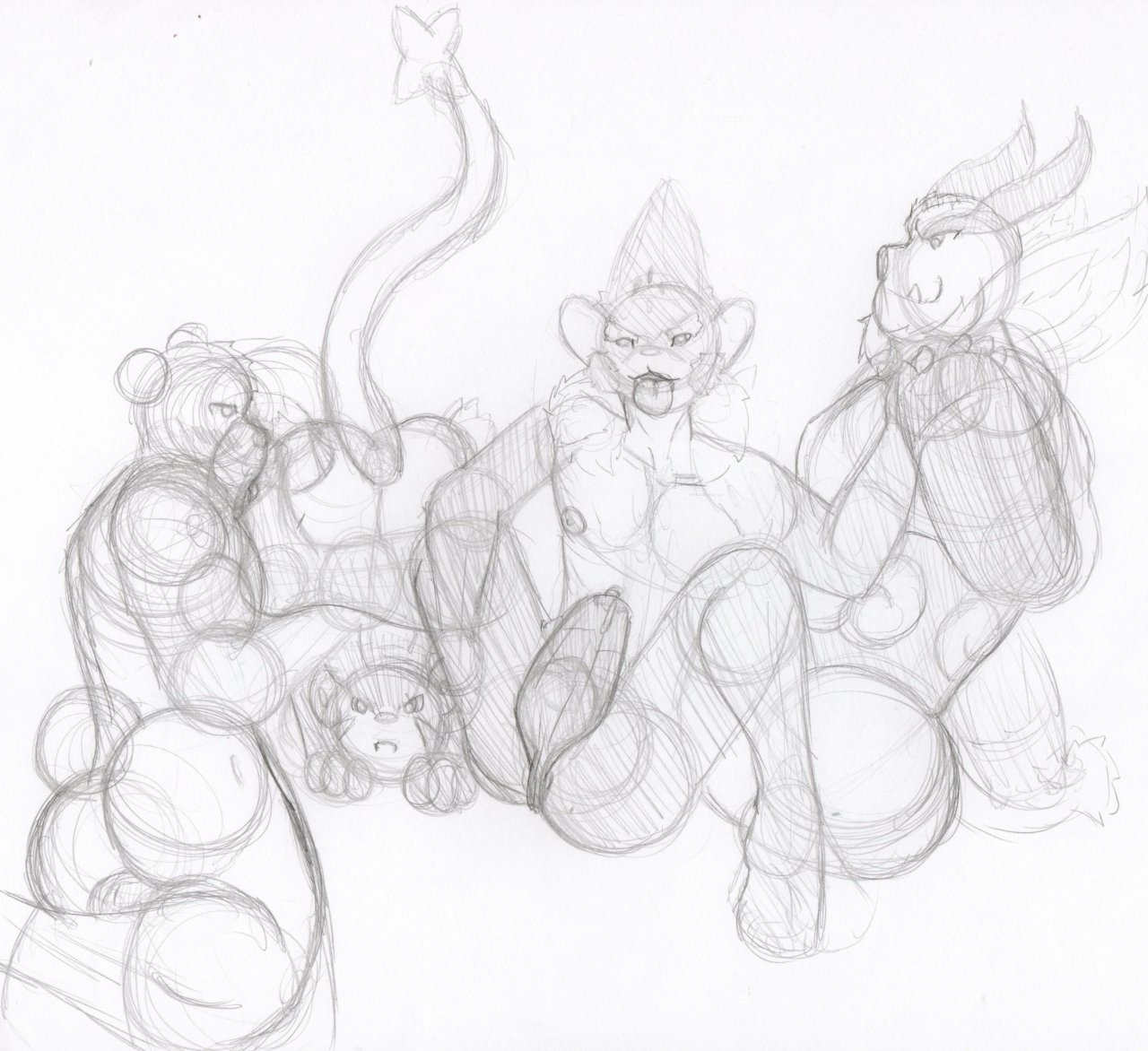 Rule34 – If it exists, there is porn of it / emboar, luxray, simisage, ursaring / 173362