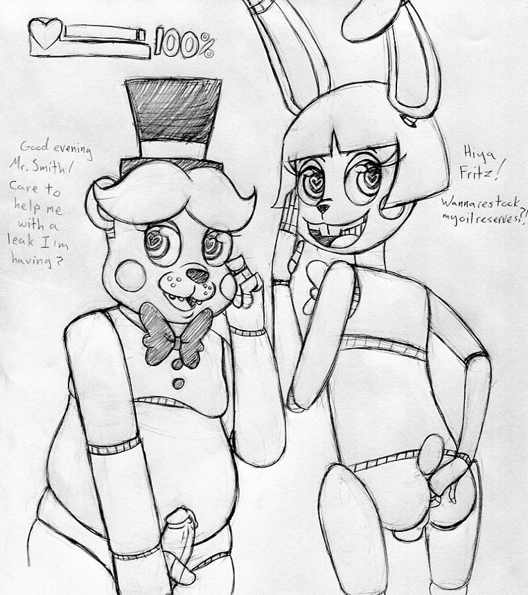 Rule34 – If it exists, there is porn of it / inkyfrog, meter, toy bonnie (fnaf), toy freddy (fnaf) / 174638