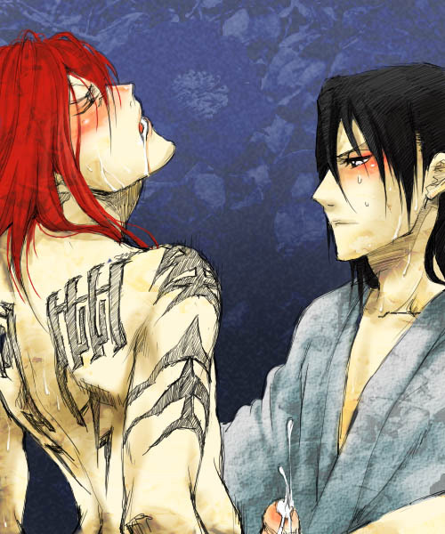 Rule34 – If it exists, there is porn of it / byakuya kuchiki, renji abarai / 174829