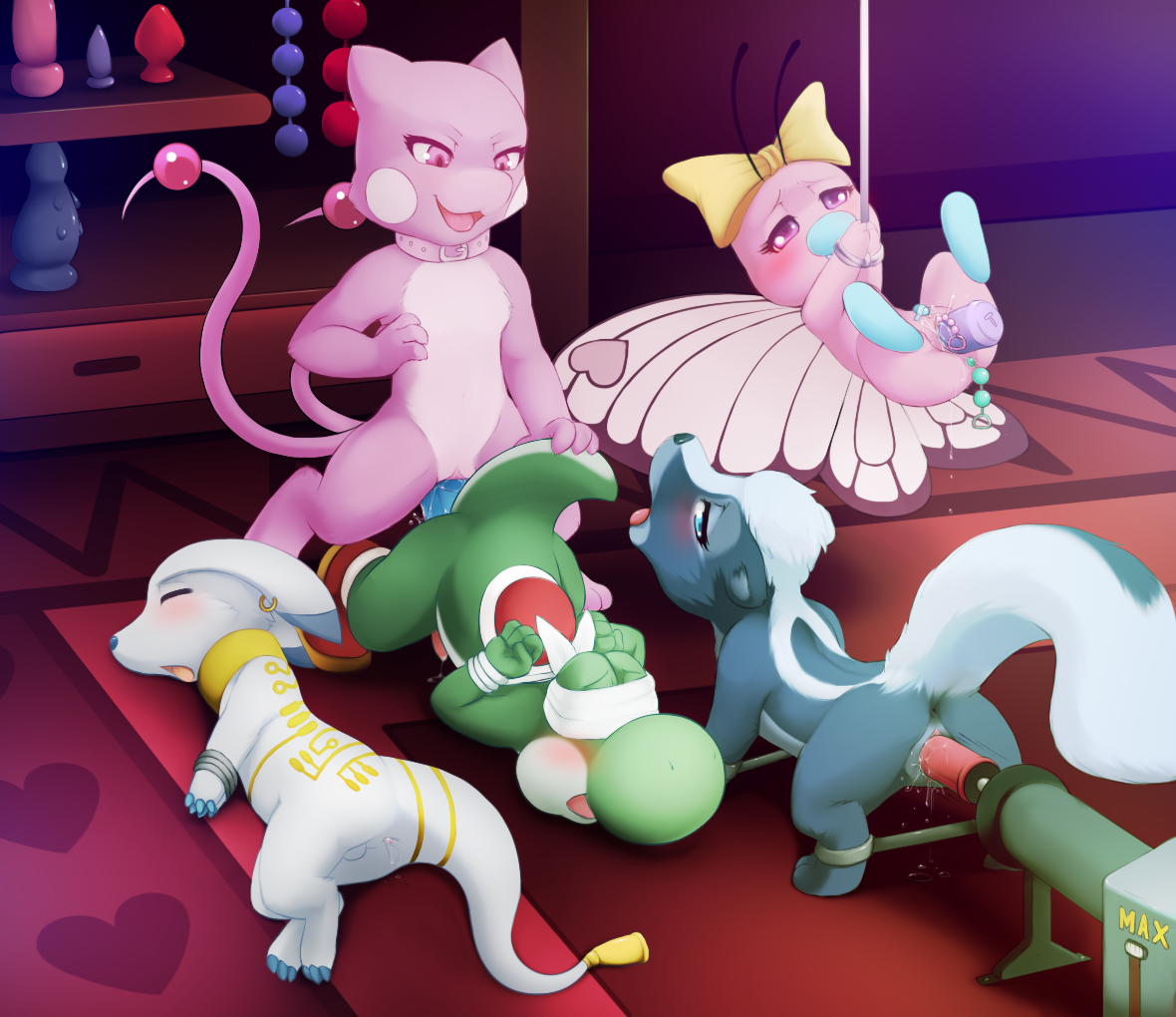 Rule34 – If it exists, there is porn of it / darkmirage, butterfree, legendary pokemon, mew, yoshi / 176066