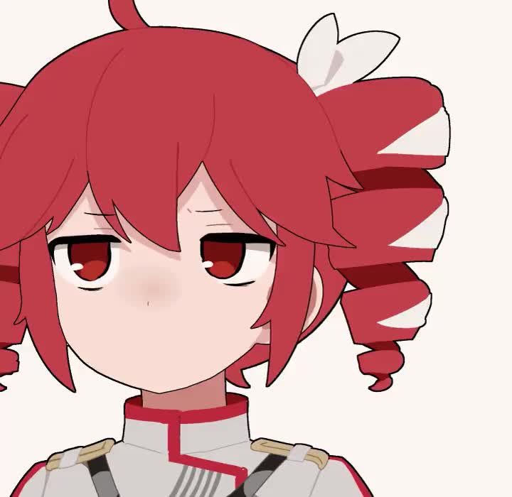 monosenbei, kasane teto, utau, animated, tagme, video, 1girl, 1other, annoyed, drill hair, red eyes, red hair, twin drills
