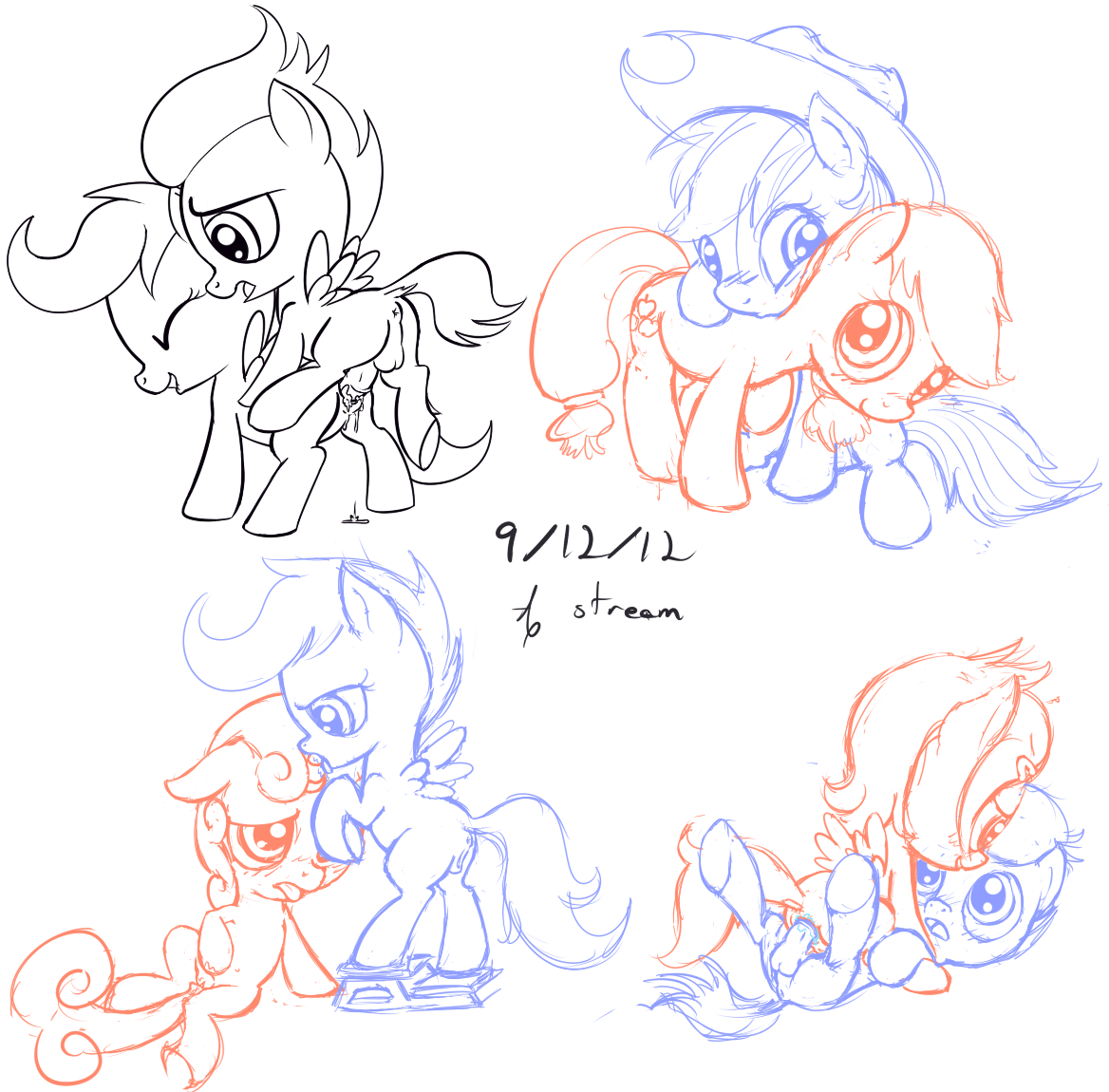 Rule34 – If it exists, there is porn of it / a6p, applejack (mlp), cutie mark crusaders, rainbow dash (mlp), rumble, scootaloo (mlp), sweetie belle (mlp) / 176424