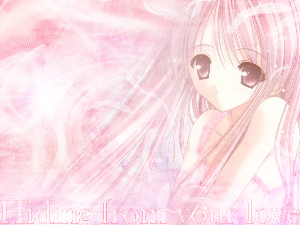 tagme, feathers, long hair, pink eyes, pink hair, pink theme