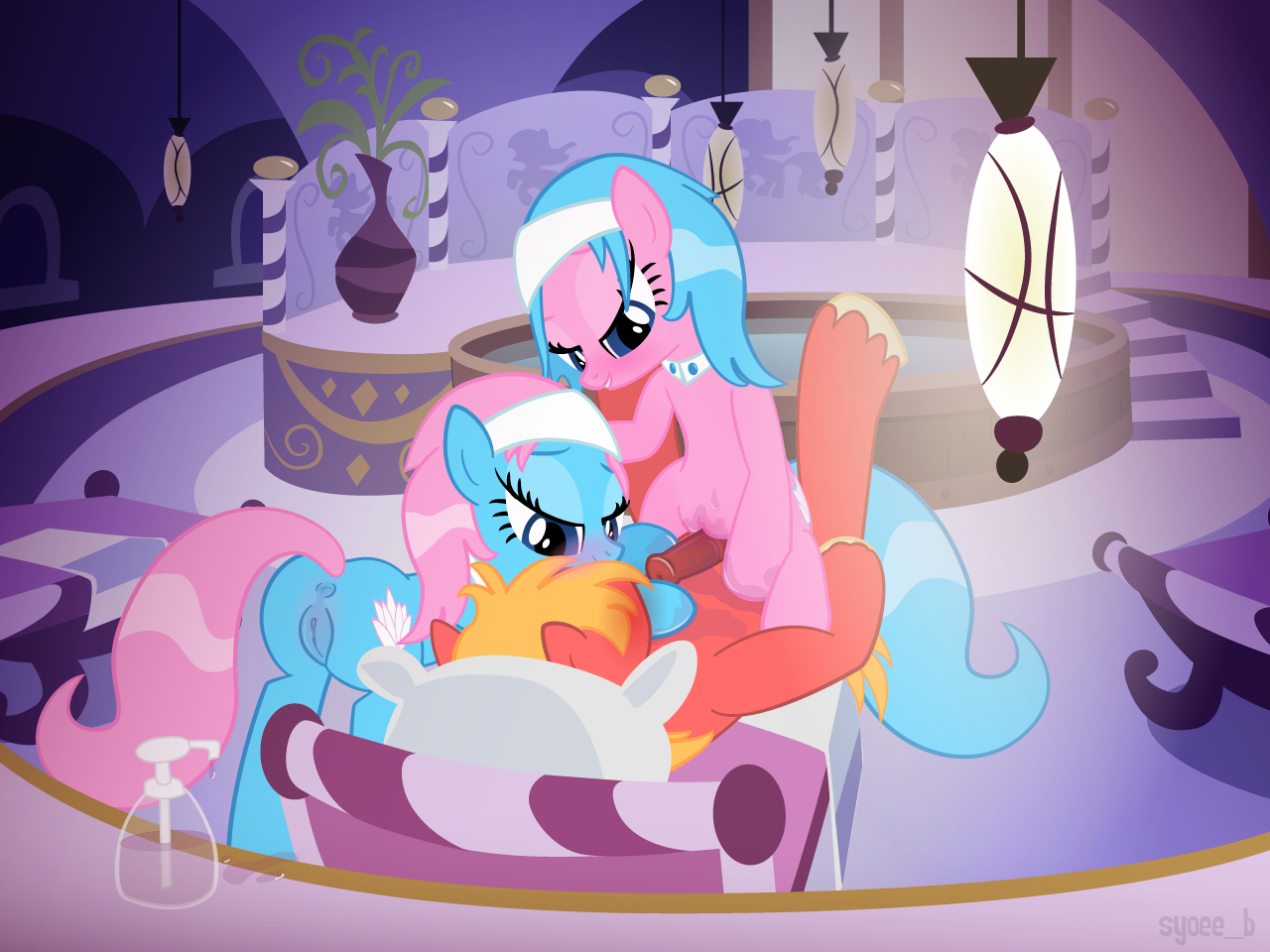 Rule34 – If it exists, there is porn of it / syoee b, aloe, aloe (mlp), big macintosh, lotus (mlp) / 177044