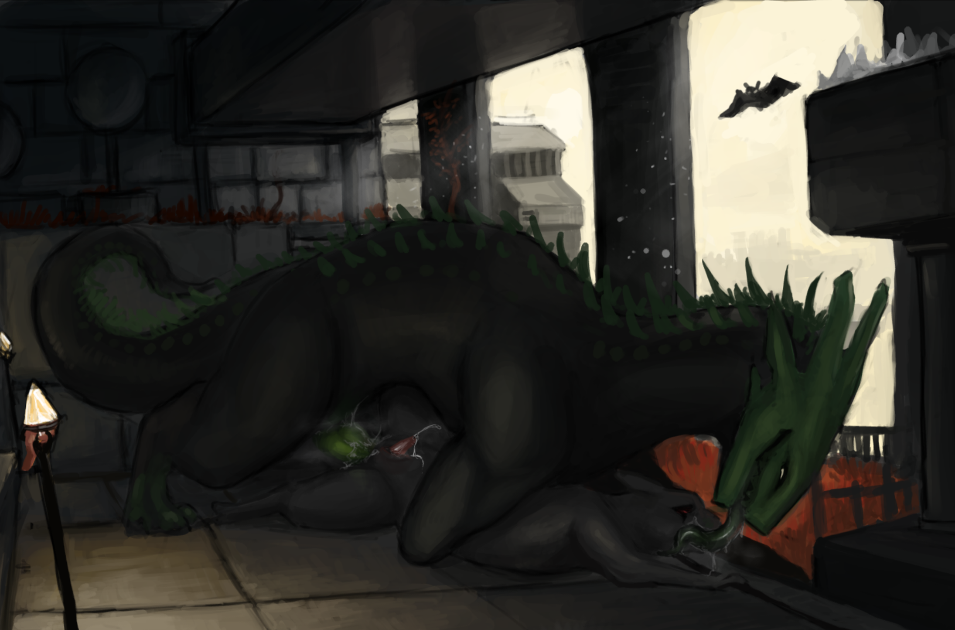 Rule34 – If it exists, there is porn of it / green lizard (rain world), slugcat / 8669843