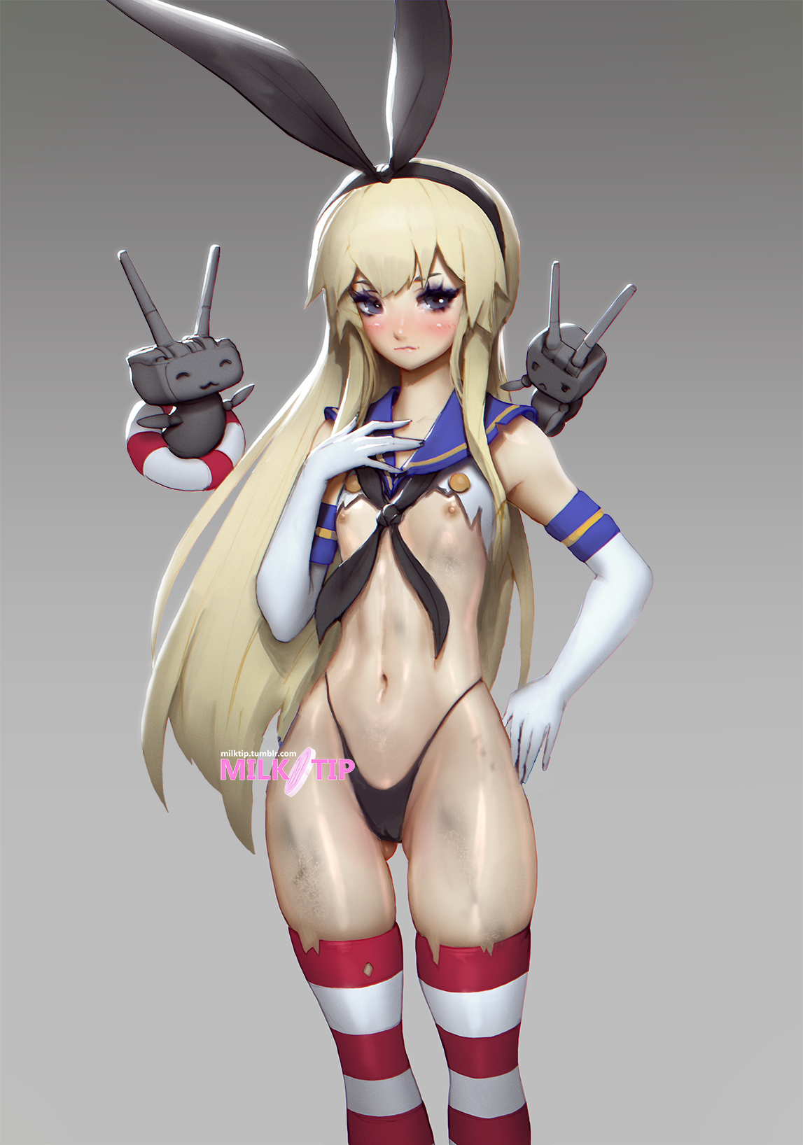 Rule34 – If it exists, there is porn of it / paul kwon, shimakaze (kantai collection) / 177915