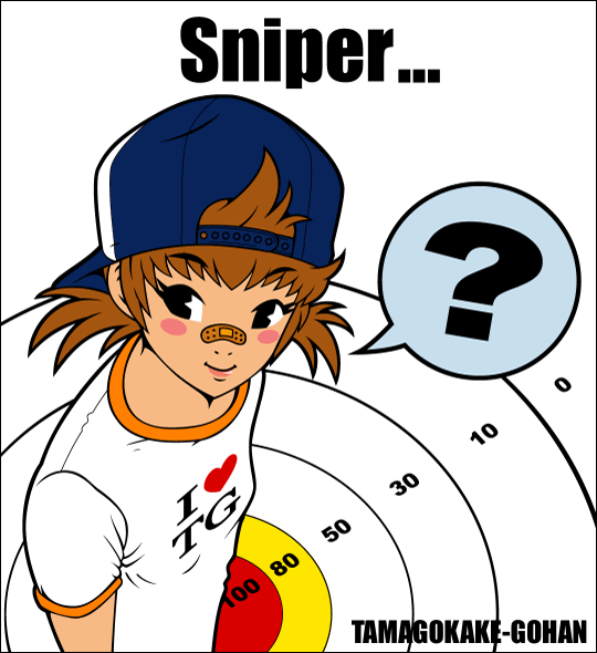 kzm, ?, bandaid, baseball cap, brown hair, hat, solo, twintails