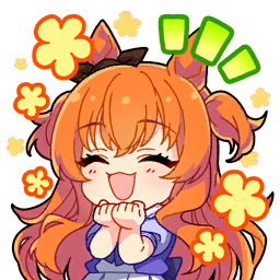 mayano top gun (umamusume), umamusume, artist request, game cg, lowres, official art, 1girl, ^ ^, animal ears, back bow, bare arms, black bow, blue bow, blue bowtie, blue shirt, bow, bowtie, clenched hands, closed eyes, cropped torso, ear bow, eyelashes, flower, hair between eyes, hands on own chin, happy, high-waist skirt, horse ears, horse girl, light blush, long hair, notice lines, open mouth, orange hair, pleated skirt, puffy short sleeves, puffy sleeves, school uniform, shirt, short sleeves, sidelocks, skirt, smile, solo, tracen school uniform, transparent background, two-tone shirt, two side up, very long hair, wavy hair, white shirt, white skirt, yellow flower