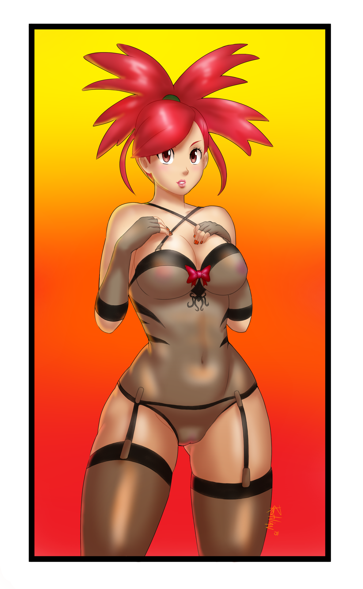 Rule34 – If it exists, there is porn of it / revtilian, flannery (pokemon) / 178949