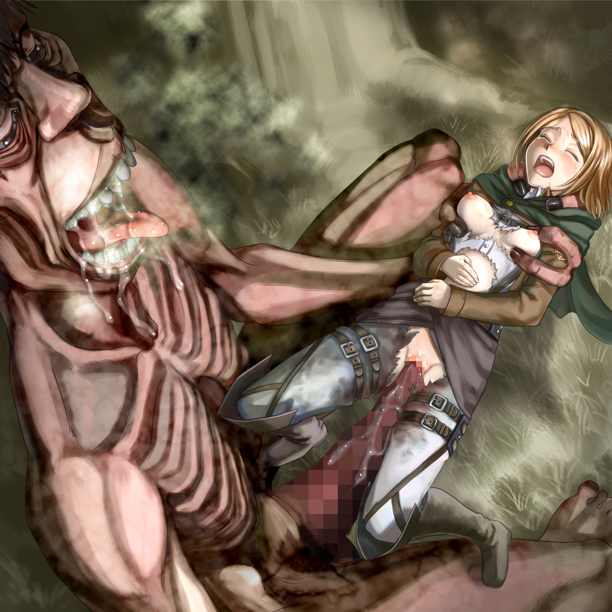 Rule34 – If it exists, there is porn of it / youkai ankake, petra ral, titan / 179961