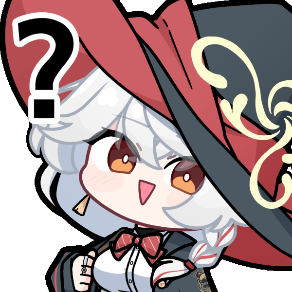 acomu414, eri (blue archive), blue archive, animated, animated gif, 1girl, ?, black jacket, blinking, bow, bowtie, braid, breasts, brown eyes, diagonal-striped bow, diagonal-striped bowtie, diagonal-striped clothes, earrings, halo, hat, jacket, jewelry, long hair, long sleeves, medium breasts, multiple rings, open mouth, red bow, red bowtie, ring, shirt, simple background, single braid, solo, striped bow, striped bowtie, striped clothes, transparent background, triangle mouth, upper body, white hair, white shirt, witch hat, yellow halo