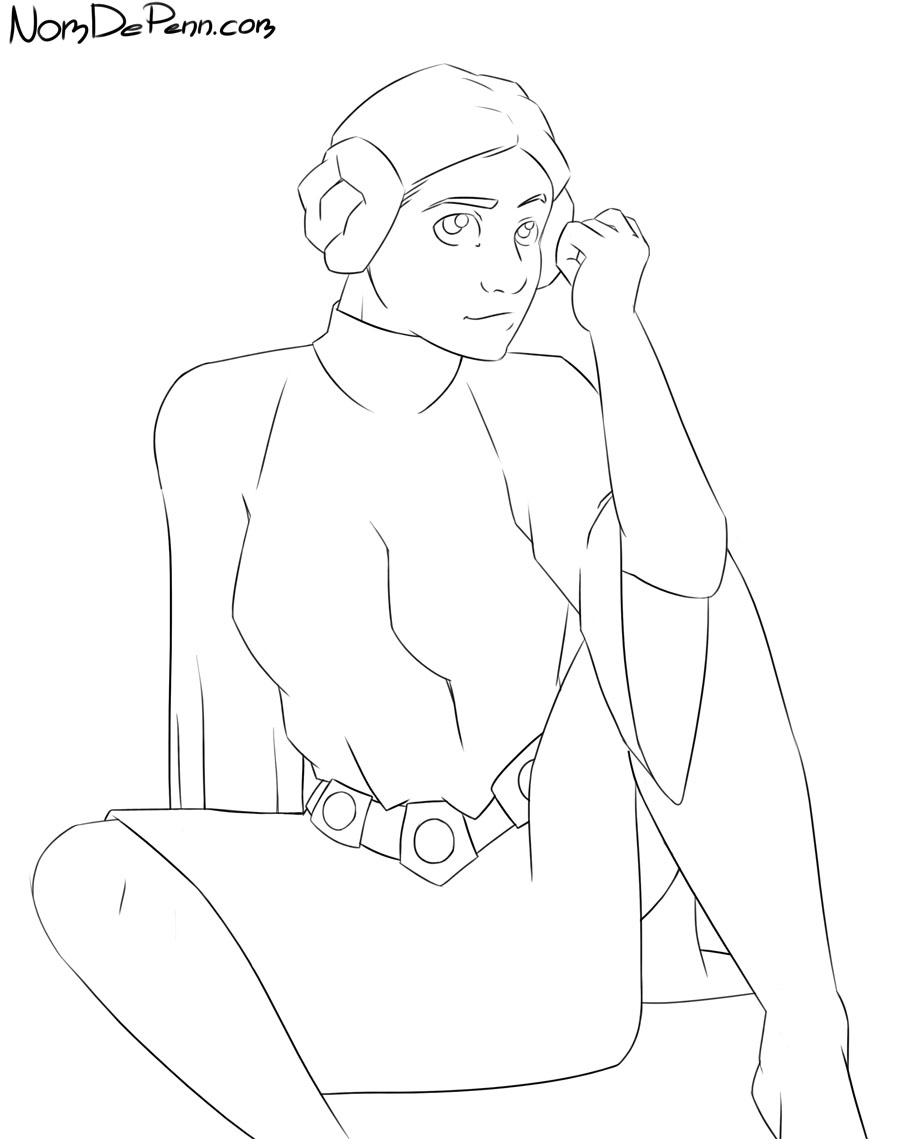 Rule34 – If it exists, there is porn of it / nomdepenn, princess leia organa / 180122