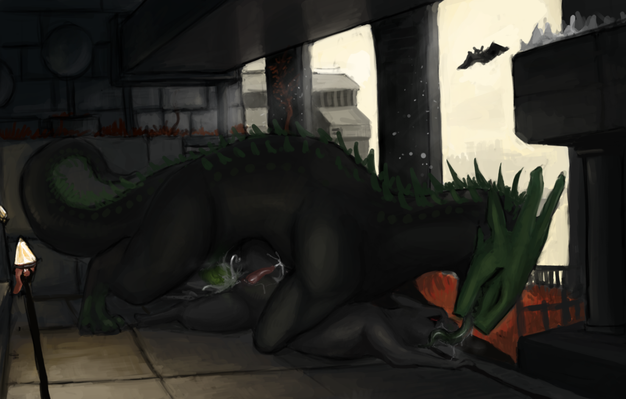 Rule34 – If it exists, there is porn of it / green lizard (rain world), slugcat / 8670369