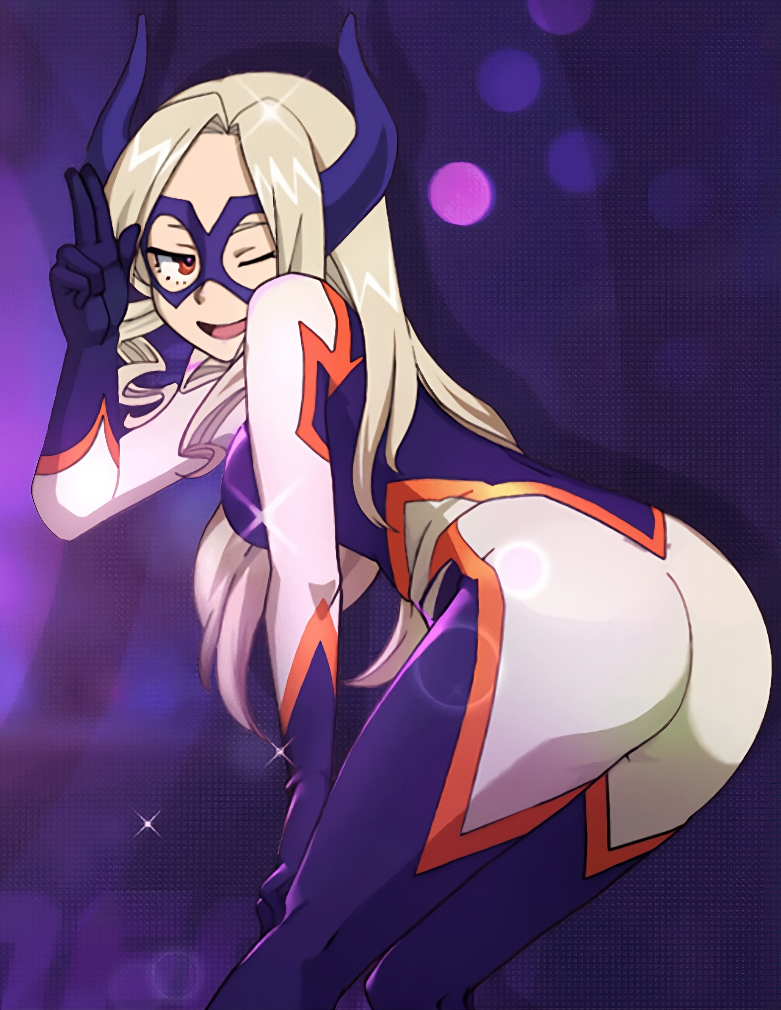 boku no hero academia, crunchyroll, highres, non-web source, official art, mobile game, mountain lady, my hero academia strongest hero