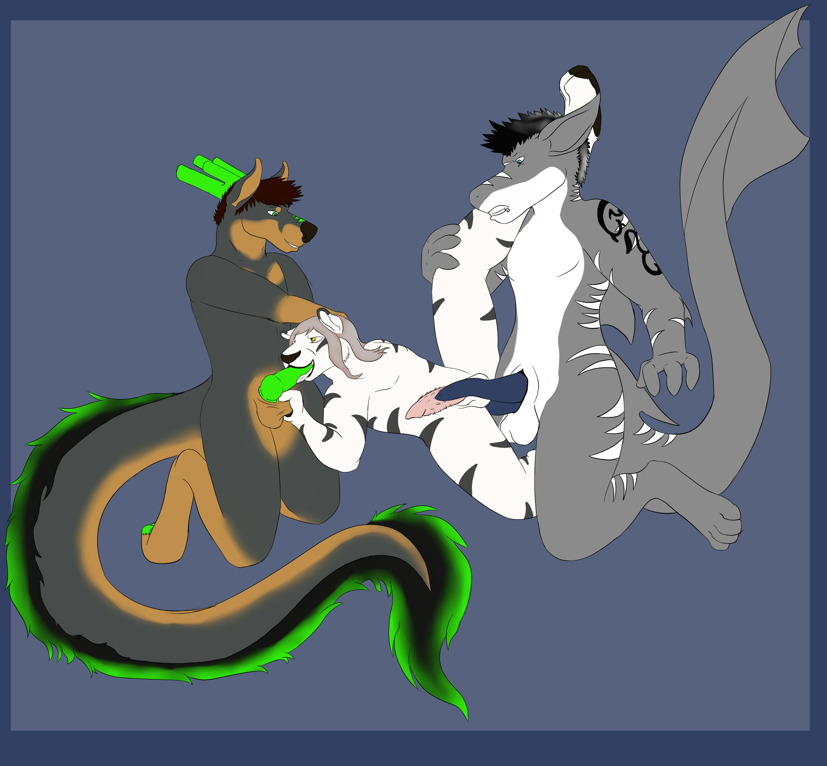 Rule34 – If it exists, there is porn of it / kogorocloud, kogoro, zed (talusredwolf) / 180776