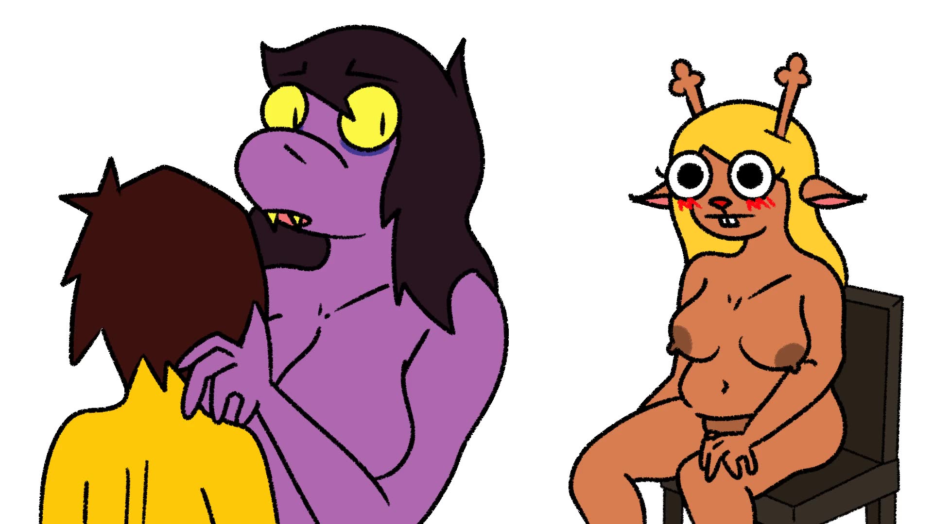 Rule34 – If it exists, there is porn of it / kris (deltarune), noelle holiday, susie (deltarune) / 8670669