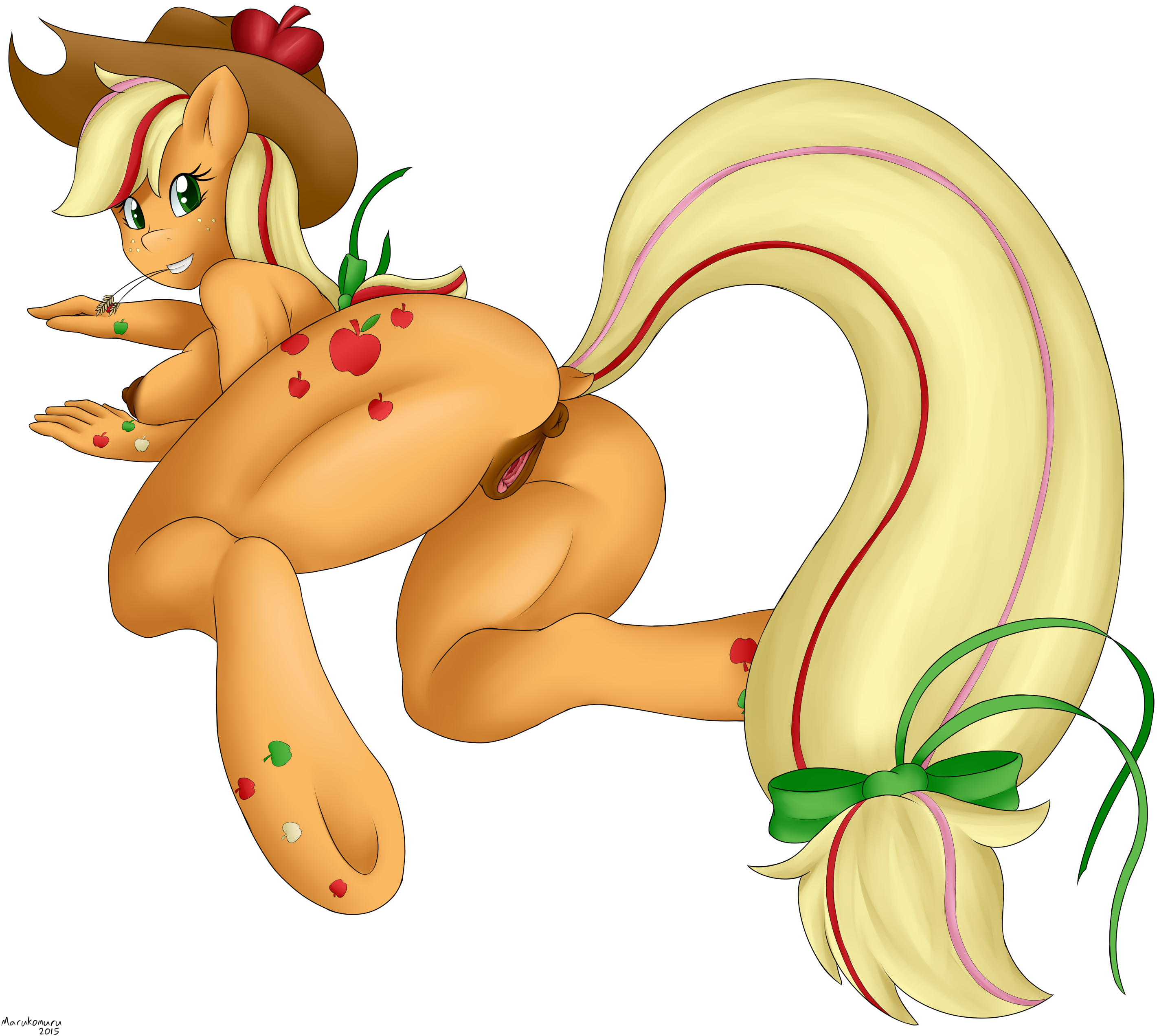 Rule34 – If it exists, there is porn of it / marukomuru, applejack (mlp) / 181187