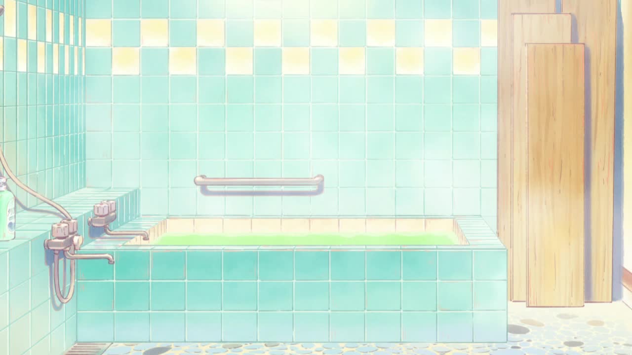 saotome ranma, shampoo (ranma 1/2), ranma 1/2, animated, tagme, video, 1boy, 2girls, bathroom, black hair, braid, braided ponytail, long hair, multiple girls, purple hair