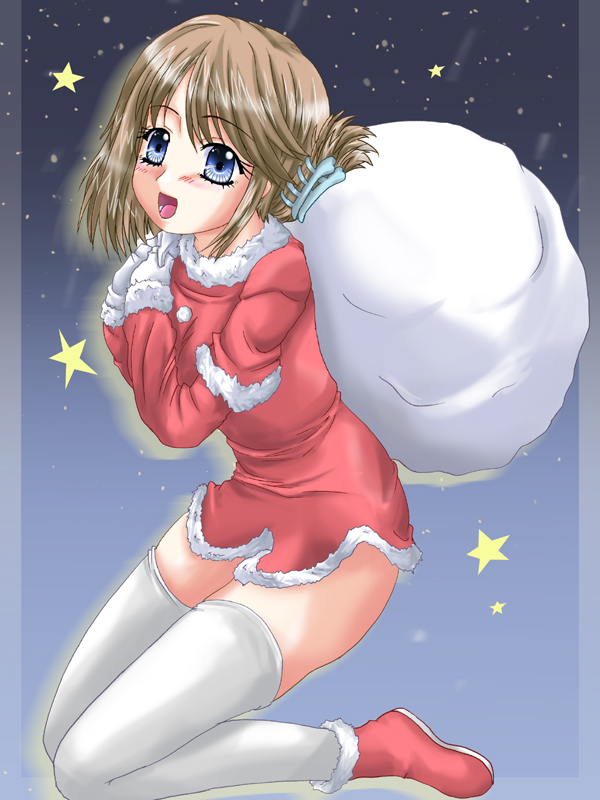 komaki manaka, to heart (series), to heart 2, tagme, 00s, santa costume