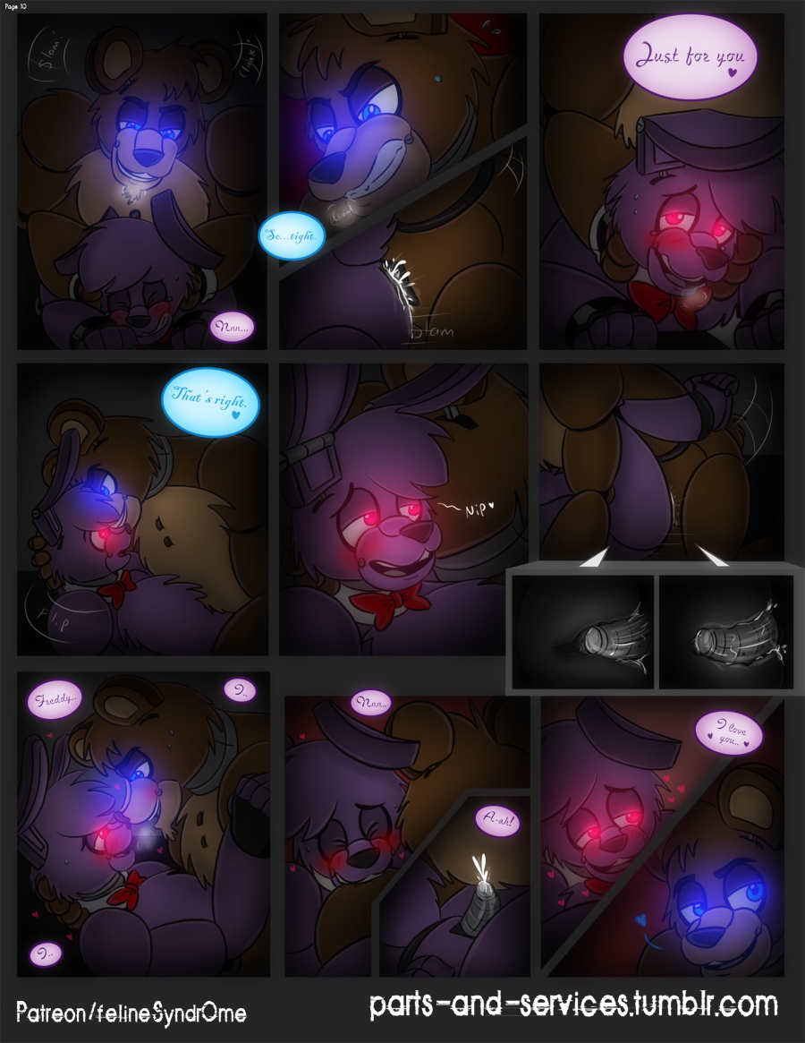 Rule34 – If it exists, there is porn of it / felinesyndr0me, bonnie (fnaf), freddy (fnaf) / 182134