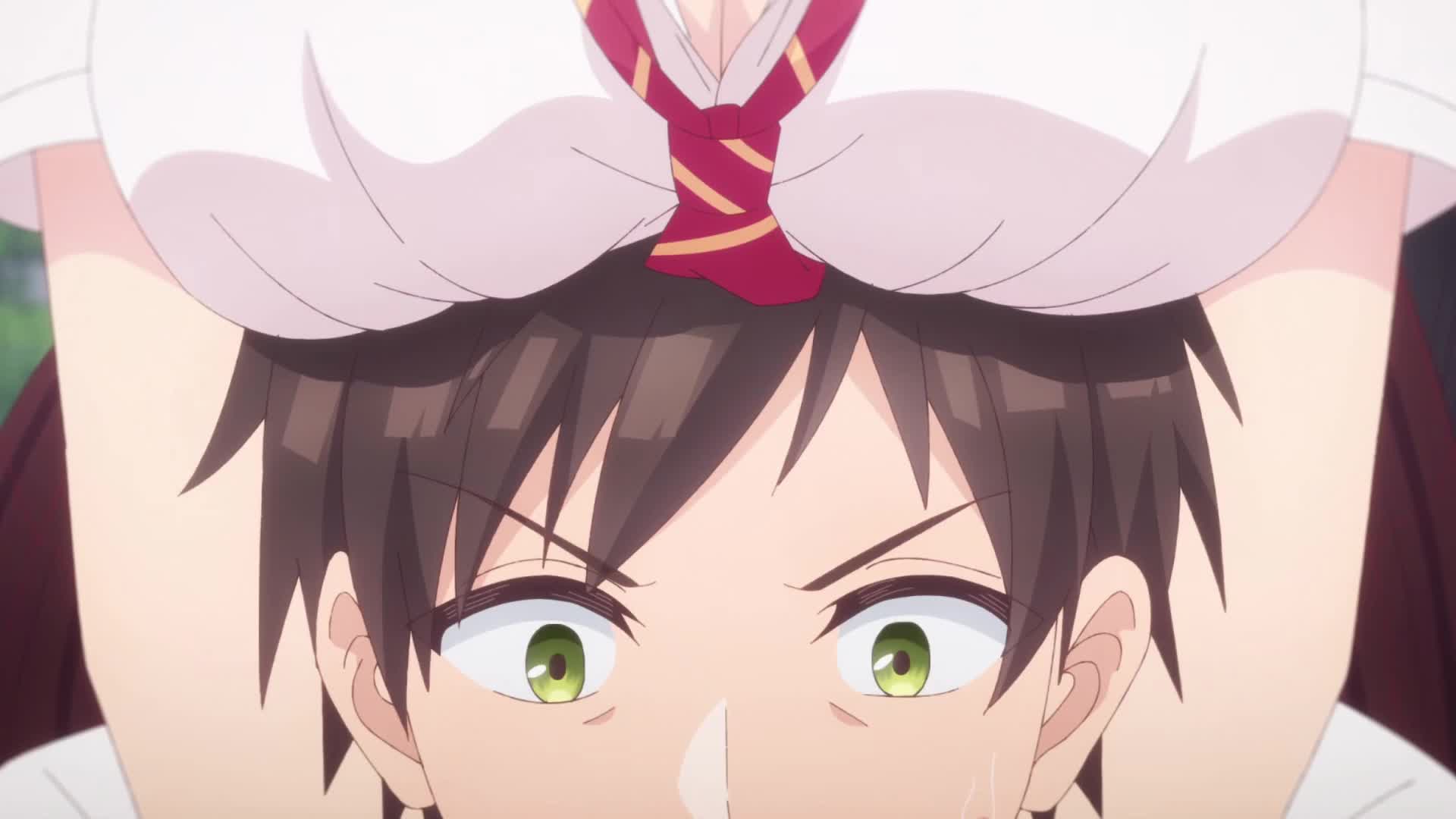 kohinata iroha (imouuzai), ooboshi akiteru, tomodachi no imouto ga ore ni dake uzai, animated, anime screenshot, highres, sound, tagme, video, > <, 1boy, 1girl, ahoge, bag, black bra, black socsk, blush, bouncing breasts, bra, breast press, breast rest, breasts, breasts on head, brown eyes, brown hair, cleavage, collarbone, covered erect nipples, covering breasts, covering privates, handbag, hug, hug from behind, large breasts, lips, navel, necktie, no bra, open mouth, pink bra, red necktie, red skirt, school bag, school uniform, shirt, shoes, sidelocks, skirt, socks, stomach, thighs, underwear, white bra, white shirt