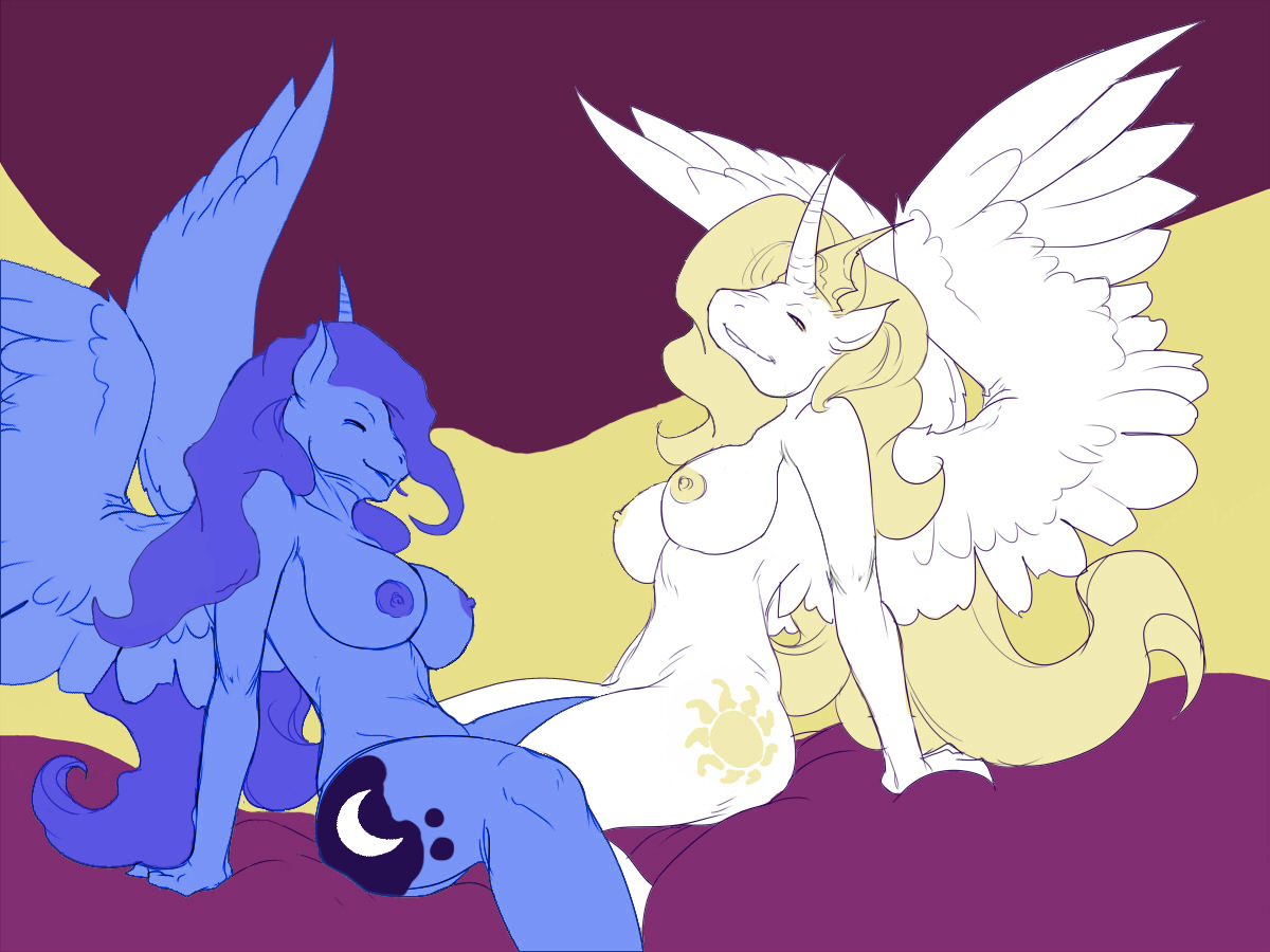 Rule34 – If it exists, there is porn of it / fydbac, princess celestia, princess luna (mlp) / 182737