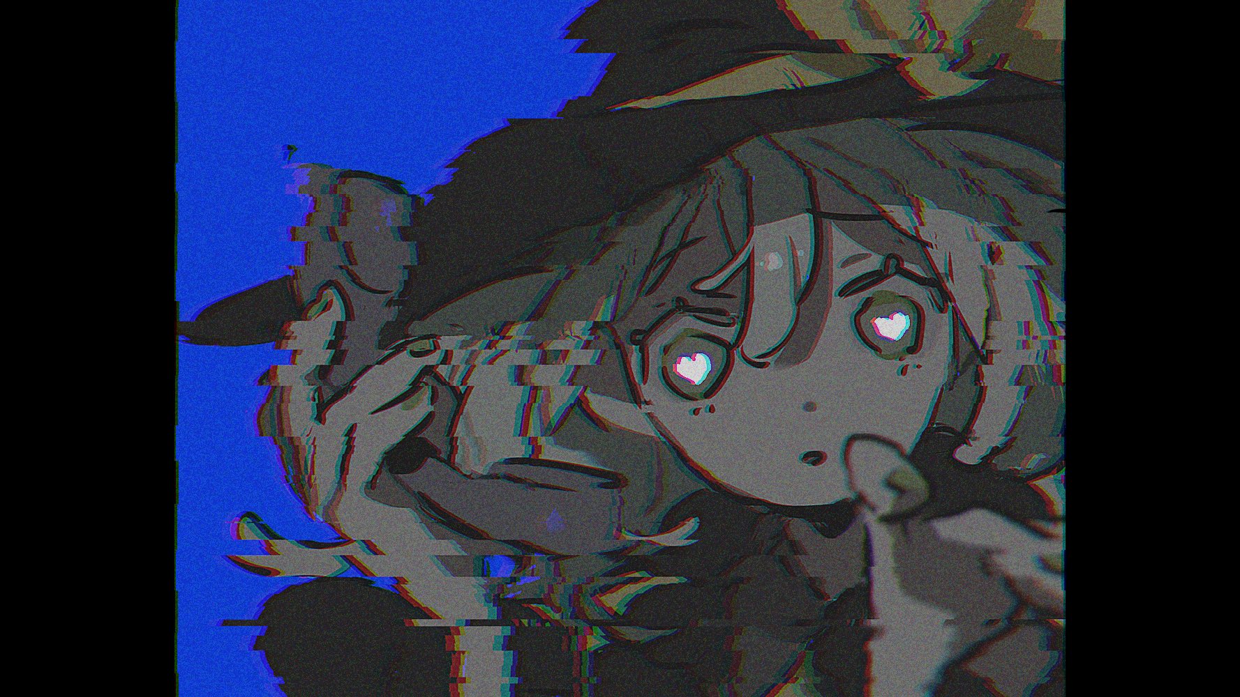 ndasuzu (n64qd11), komeiji koishi, touhou, highres, 1girl, black hat, blouse, bow, frilled shirt collar, frills, grey hair, hat, hat ribbon, heart, heart-shaped pupils, holding, holding phone, open mouth, phone, ribbon, shirt, solo, symbol-shaped pupils, yellow bow, yellow ribbon
