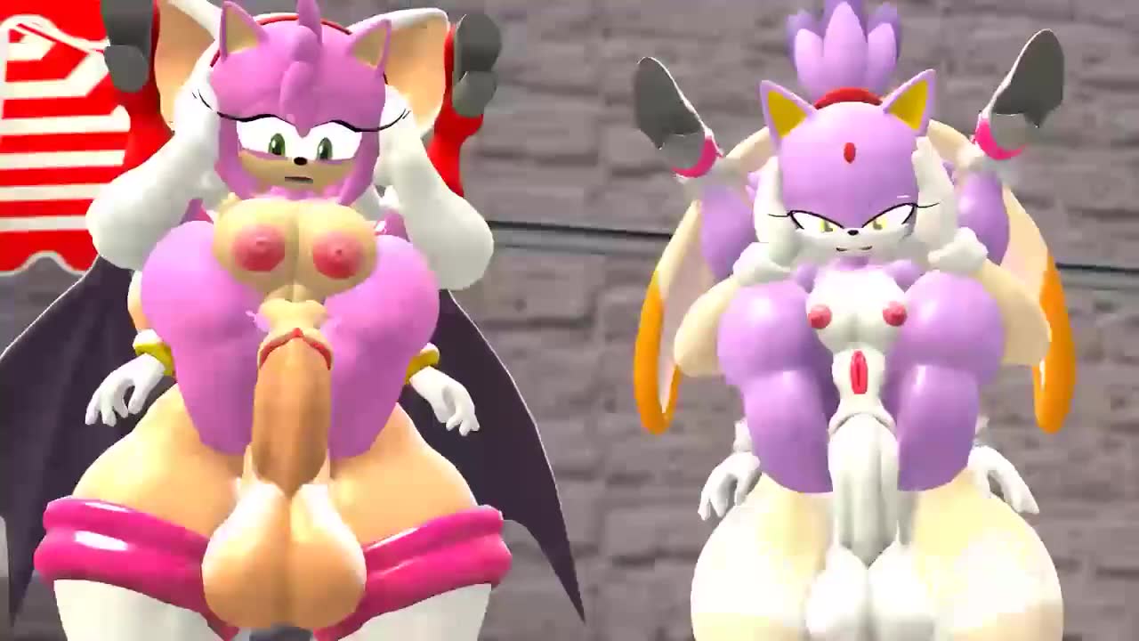Rule34 – If it exists, there is porn of it / amy rose, blaze the cat, rouge the bat, vanilla the rabbit / 8671271