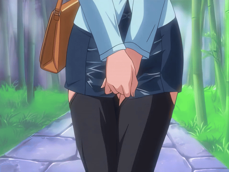 shiraki rika, bible black, bible black new testament, shin bible black, animated, animated gif, tagme, 00s, 1girl, 2004, bag, bamboo, bamboo forest, blazer, blonde hair, breasts, dark thighhighs, drill hair, forest, glasses, green eyes, handbag, hands over stomach, jacket, jewelry, large breasts, lipstick, looking at viewer, makeup, miniskirt, nature, necklace, pendant, skirt, teacher, thighhighs, zettai ryouiki