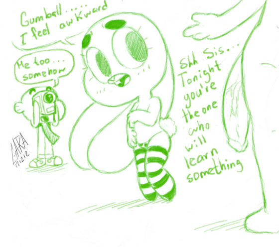 Rule34 – If it exists, there is porn of it / garabatoz, anais watterson, darwin watterson, gumball watterson / 183077
