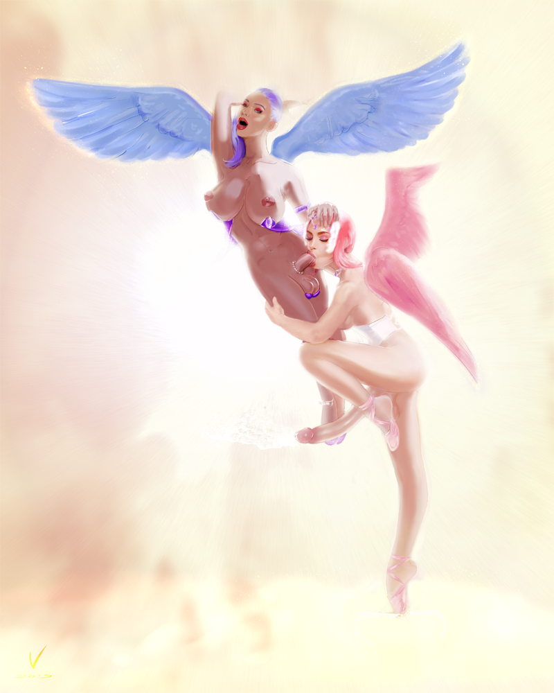 Rule34 – If it exists, there is porn of it / simulant, angel cecilia, angel minerva, cecilia, minerva / 183197