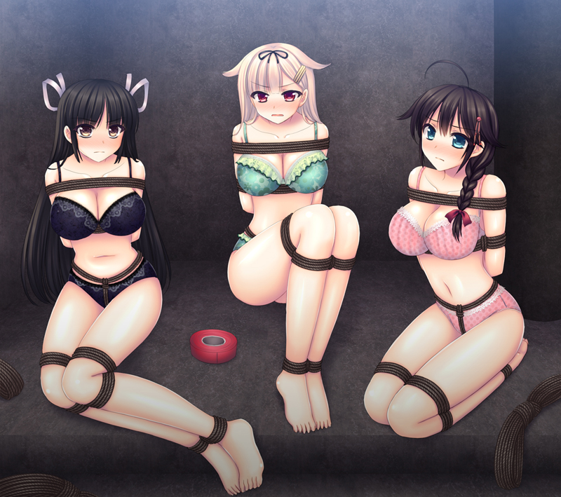 Rule34 – If it exists, there is porn of it / takano miki, hiyou (kantai collection), shigure (kantai collection), yuudachi (kantai collection) / 183242
