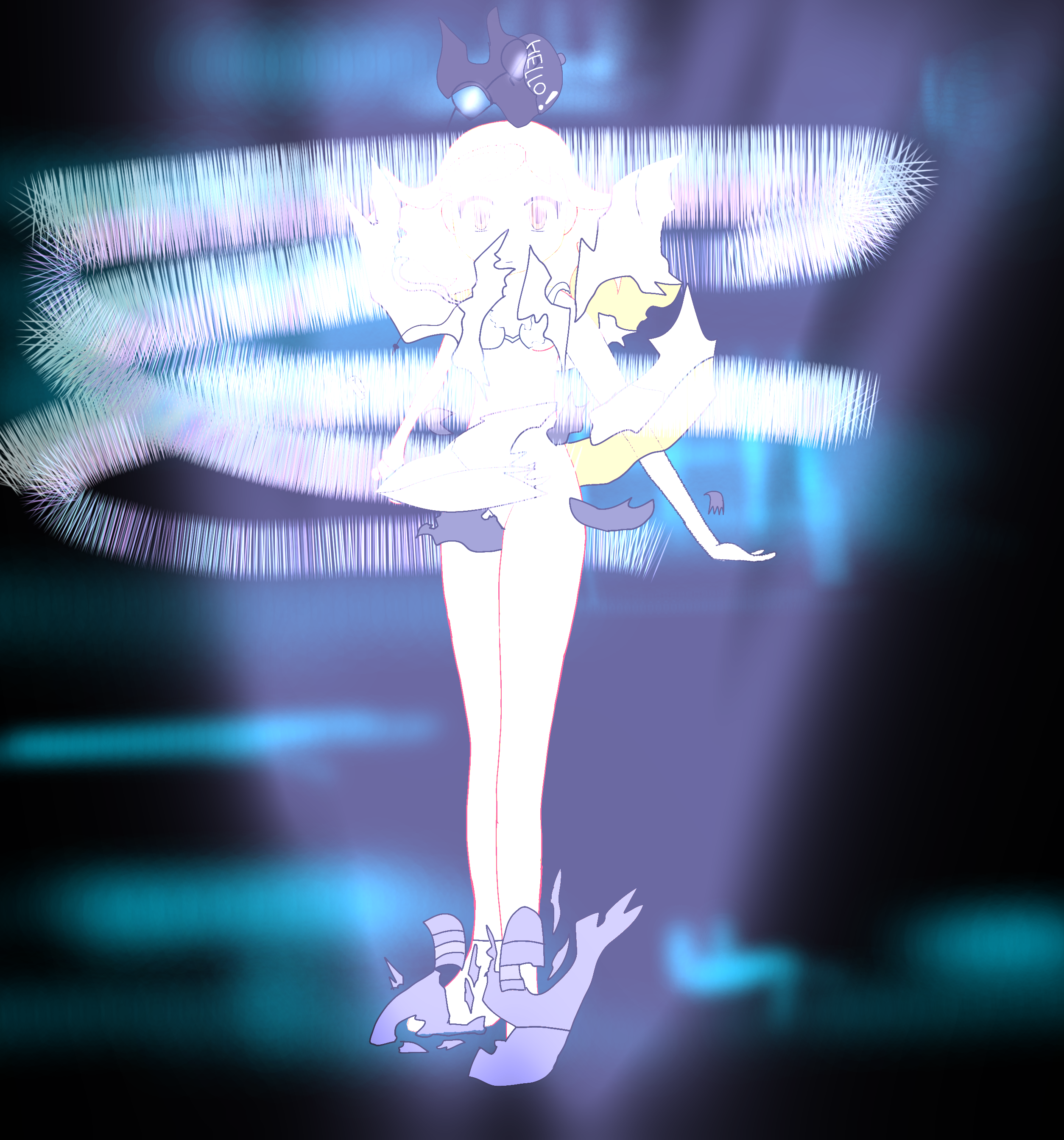 digimon, digimon frontier, original, highres, 1girl, arms at sides, baseball cap, bike shorts, black-framed eyewear, black hat, black shorts, bra, breasts, brown eyes, brown hair, dissolving clothes, energy, eyelashes, f20000, facing viewer, female focus, floating hair, full body, glasses, hat, henshin, hood, hoodie, long hair, matching hair/eyes, matching underwear, orange hoodie, panties, shoes, short shorts, short sleeves, shorts, sidelocks, small breasts, sneakers, socks, spirit evolution, standing, torn clothes, training bra, underwear, white bra, white panties, white socks