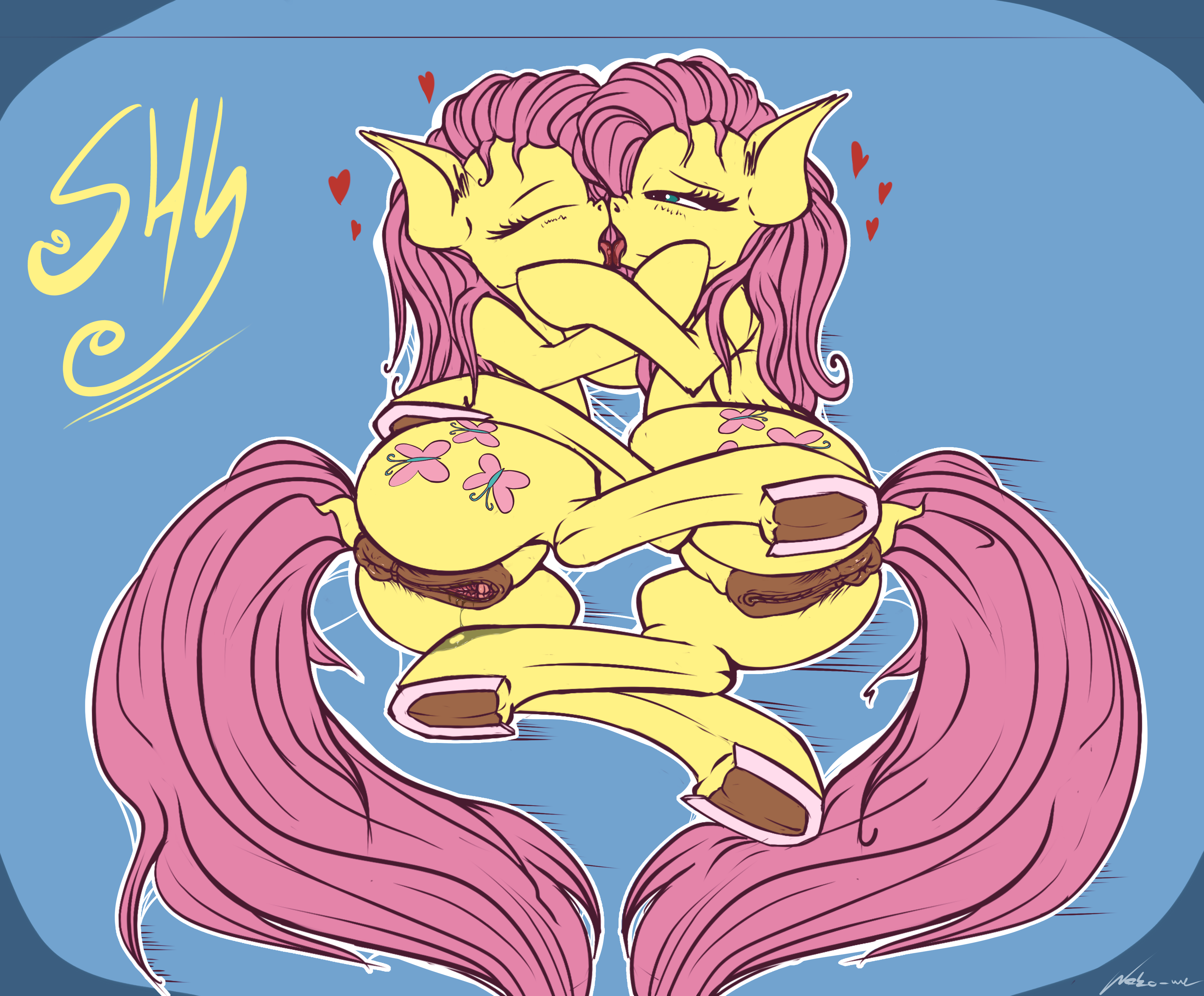 Rule34 – If it exists, there is porn of it / neko-me, fluttershy (mlp) / 183774